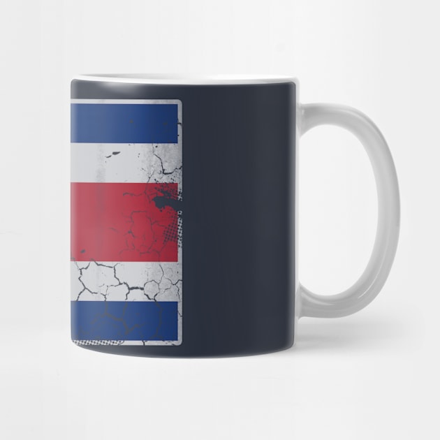 Vintage Costa Rica Flag Costa Rican Tico by E